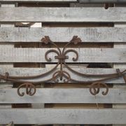 Wrought iron coat rack with 5 hooks