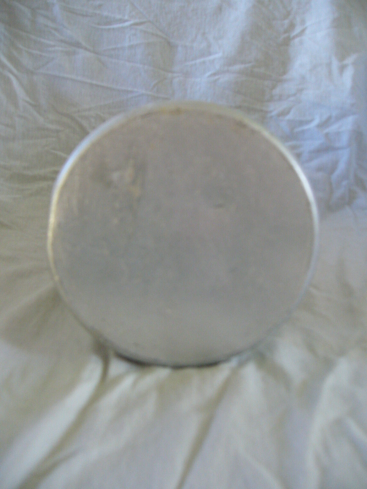 Old aluminum milk pot