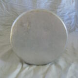 Old aluminum milk pot