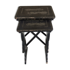 Paire de tables gigognes