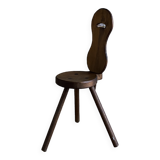 Tripod brutalist chair