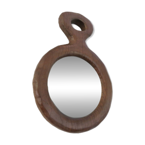 Miroir en bois massif - forme