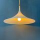 Vintage plexiglass "witch hat" pendant light