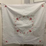 Nappe brodée vintage