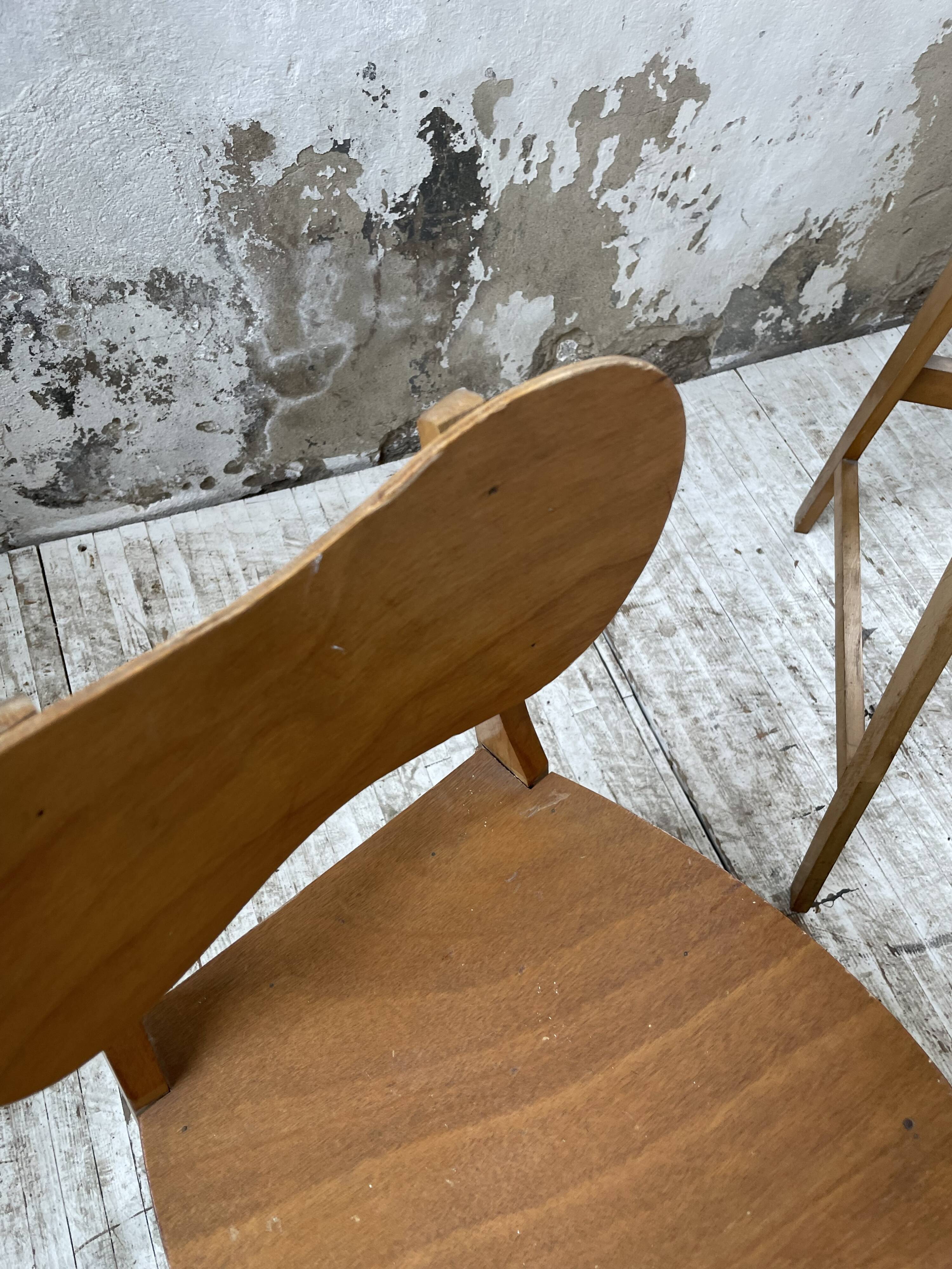 Bureau et chaise enfant pieds compas