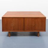 Teak desk from 1950s Danish modern architecture