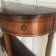 Console demi lune en merisier