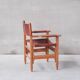 Pair of Mid-Century French Leather Armchairs