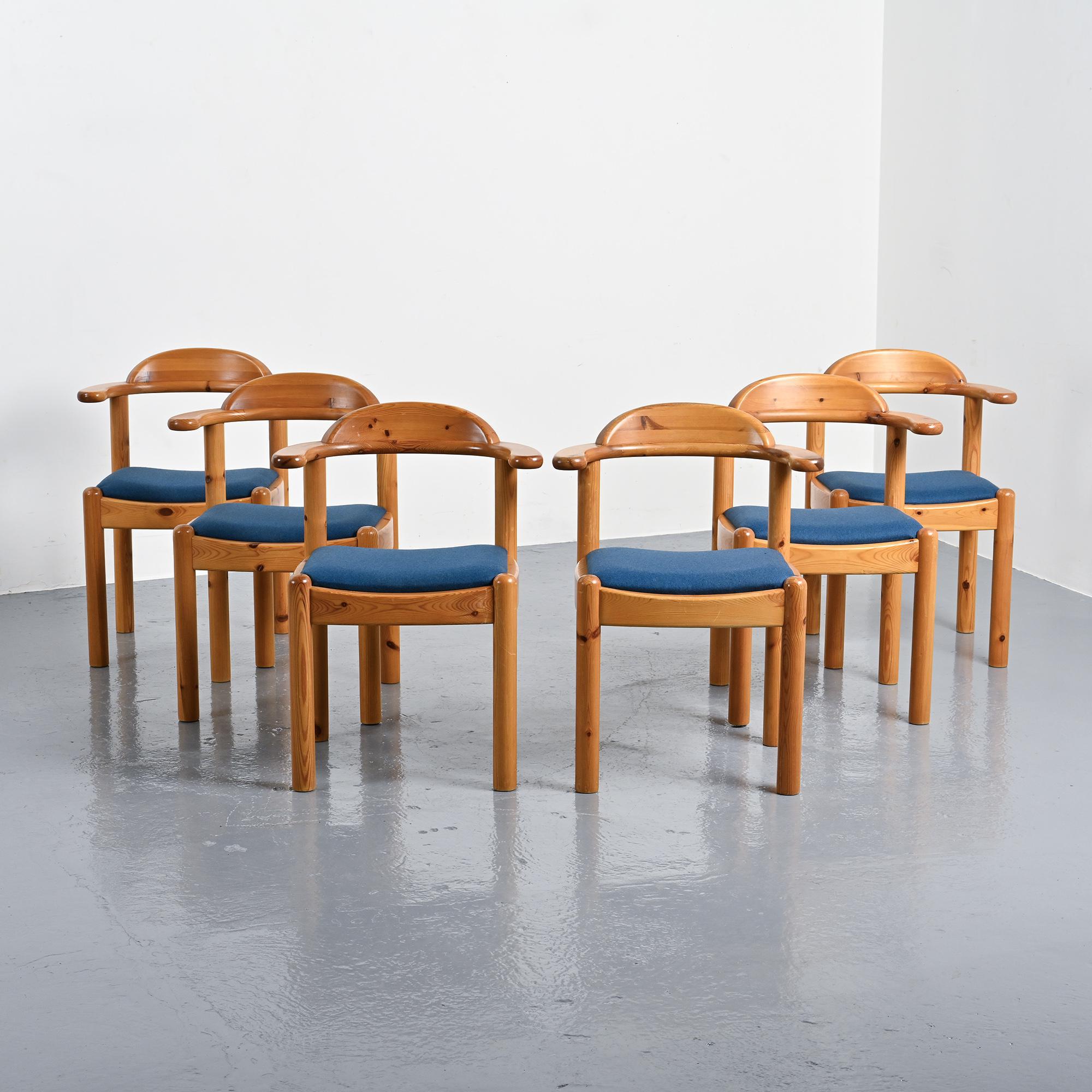 Suite de six fauteuils Vamdrup Stolefabrik, Danemark, circa 1970