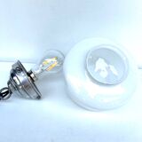 CHANDELIER 1920 OPALINE 14 CM DIAMETER