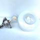 CHANDELIER 1920 OPALINE 14 CM DIAMETER