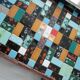 Tray vintage ceramic mosaic