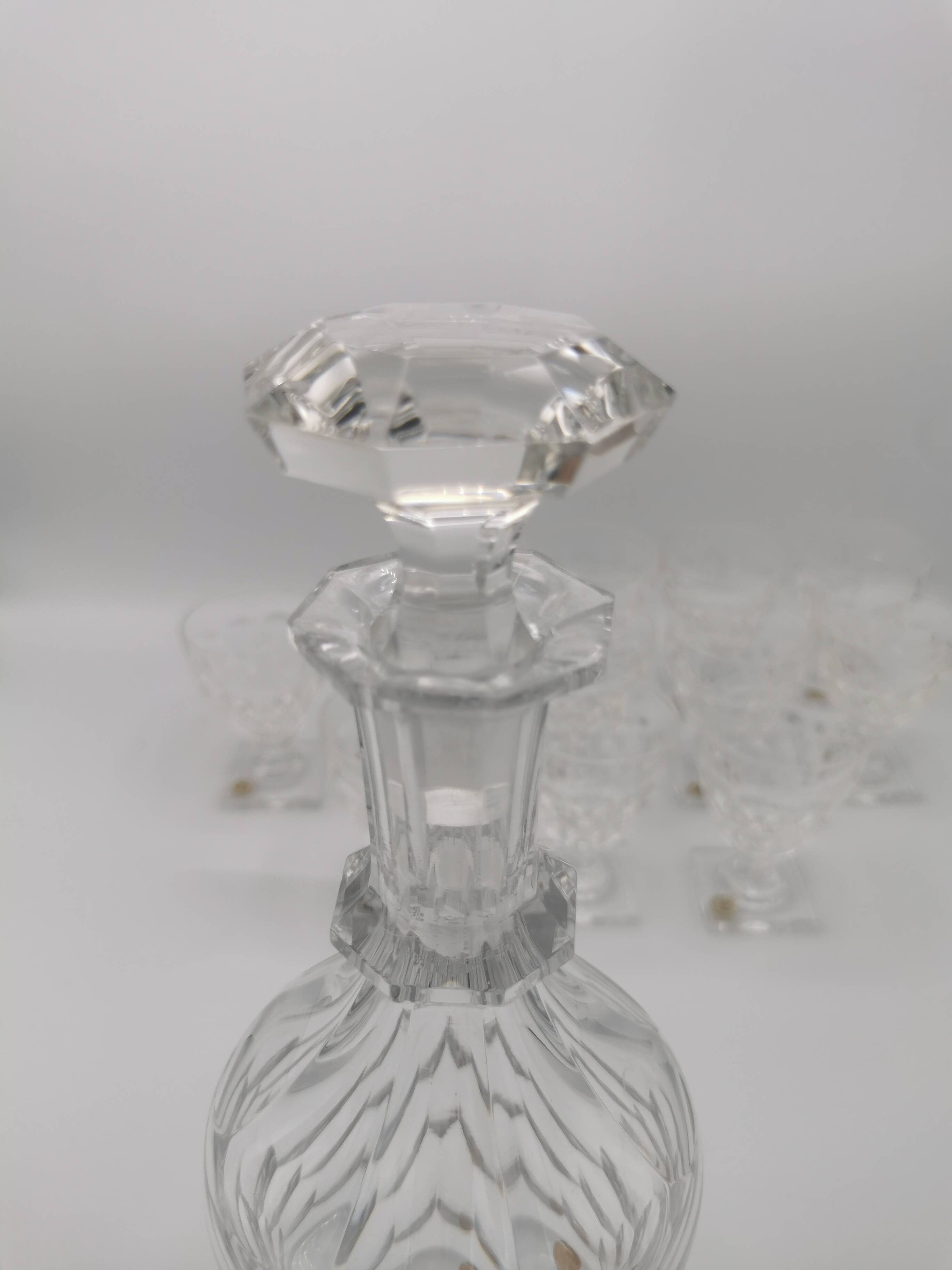 Crystal service from Val Saint Lambert