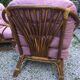 Vintage rattan living room 1970