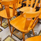 Set of 12 vintage bistro chairs