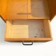 Modernist office – Azzano Frères – designed by Jacques Hitier – Oak, glass and felt