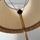 Vintage gilded brass tripod floor lamp