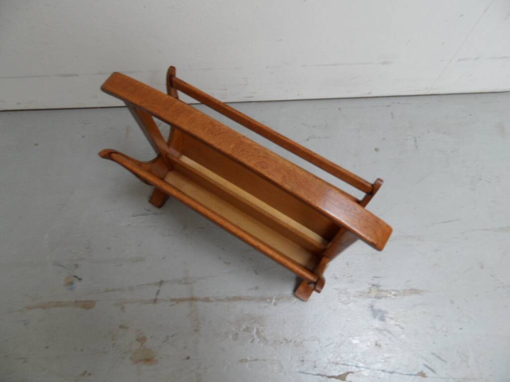 Vintage magazine rack 1950's