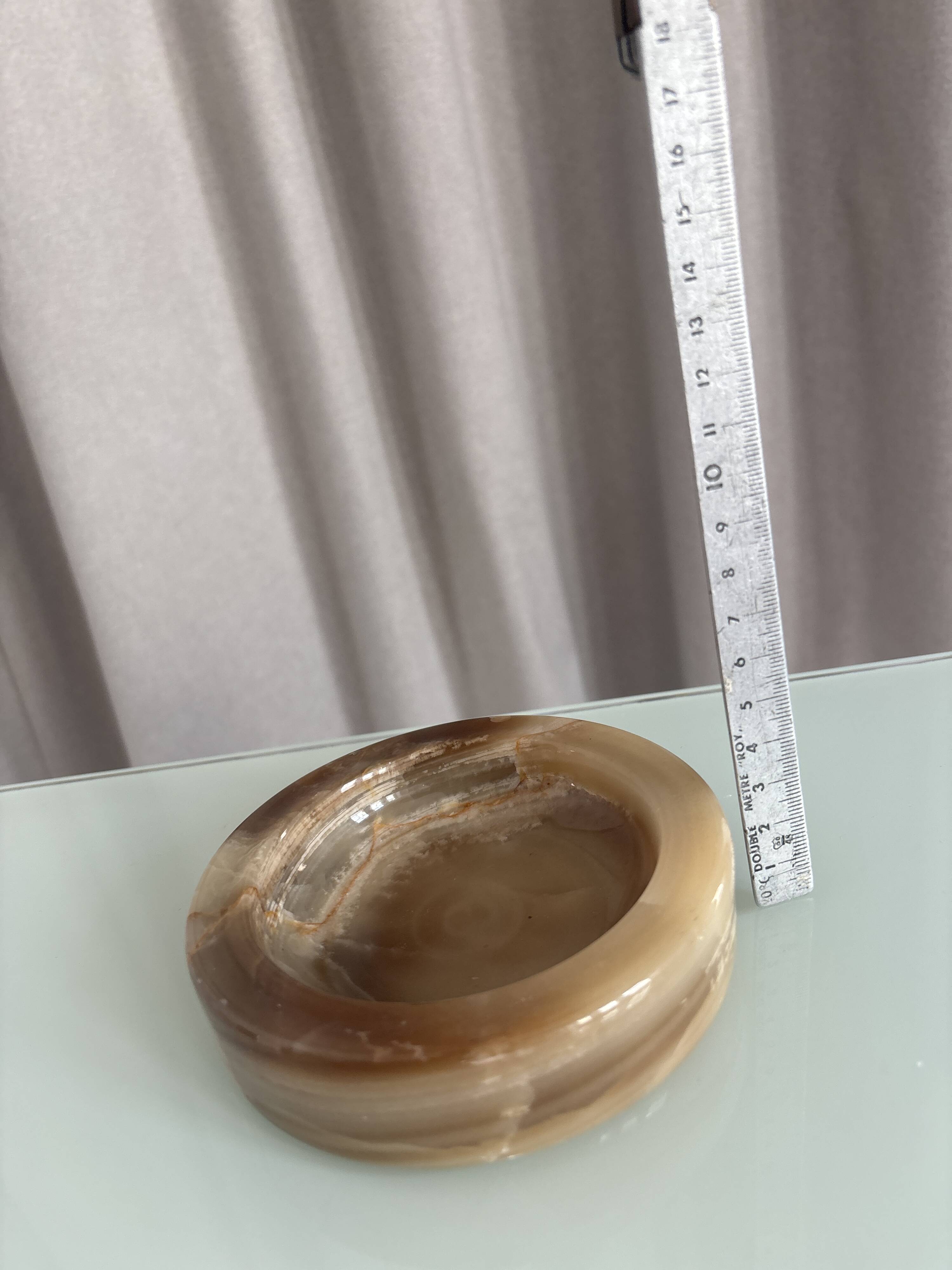 Vintage onyx catchall / ashtray