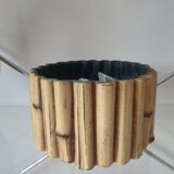 Pol Chambost ceramic vase in bamboo style
