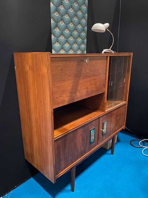 Scandinavian teak bar furniture 1960