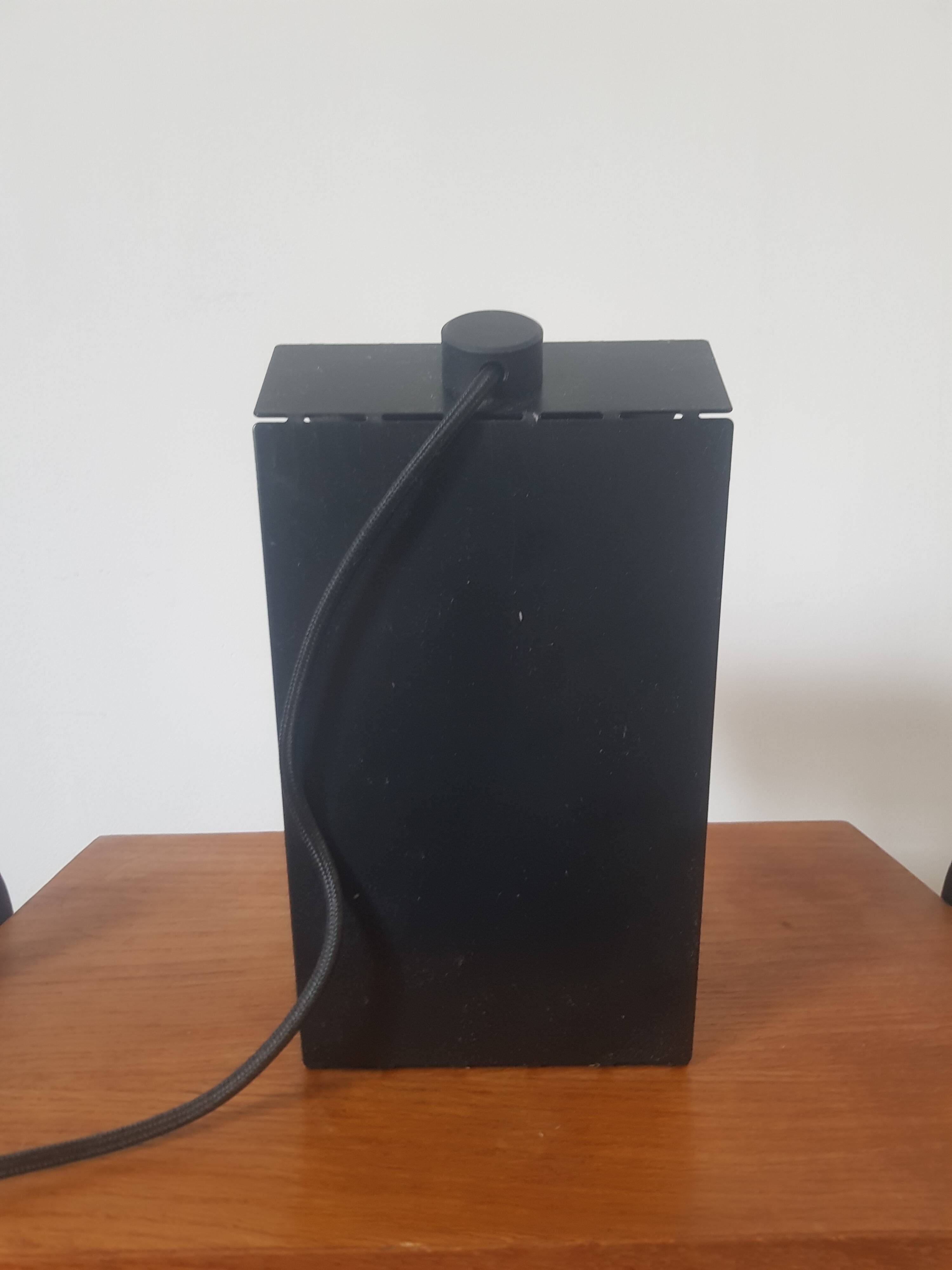 Folded sheet metal lamp