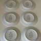 6 Christofle dessert plates, vintage Parma model