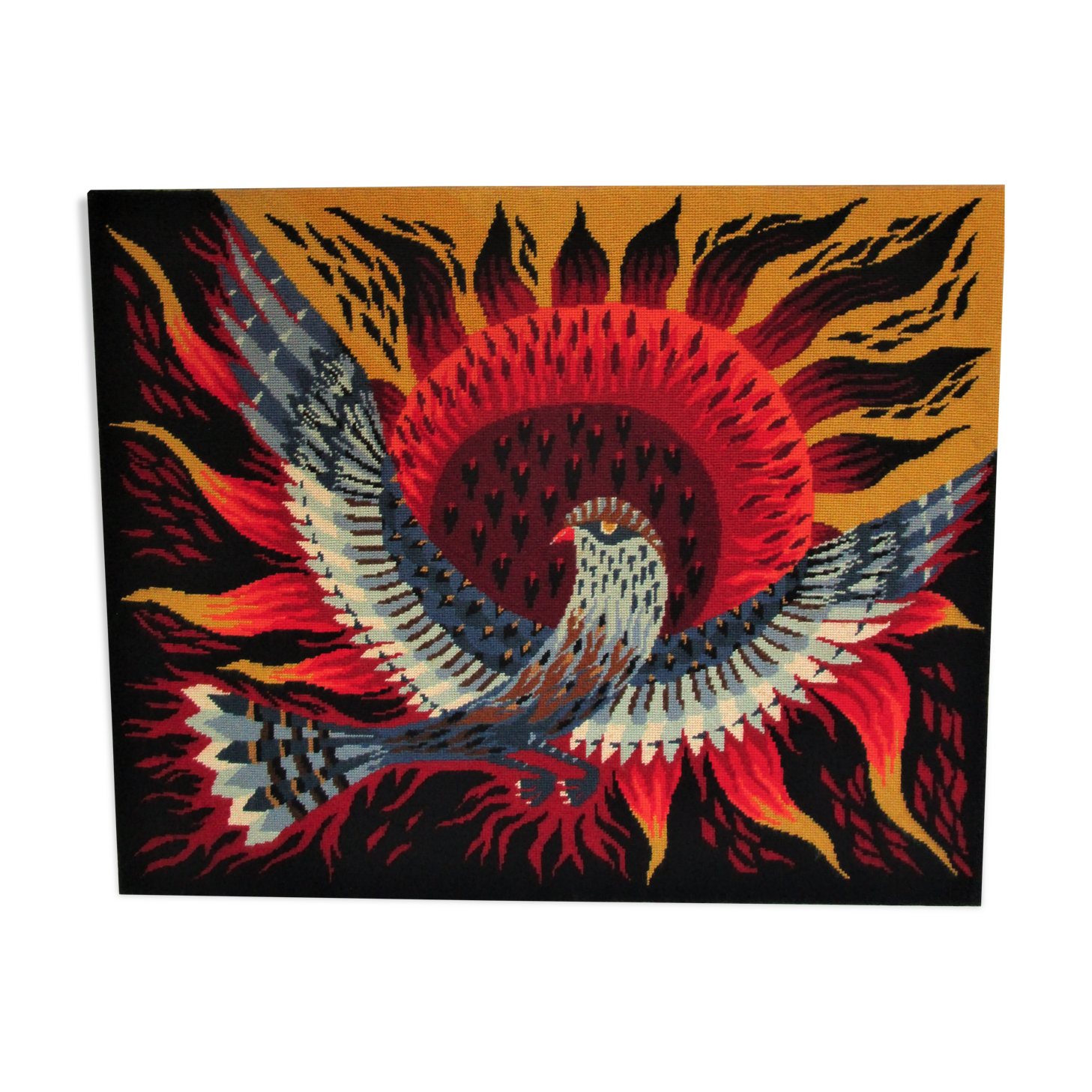 Wall tapestry "Night owls" 70s