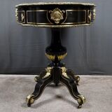 Boulle marquetry violin-shaped table, Napoleon III period – Mid 19th century