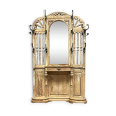 Patinated locker room