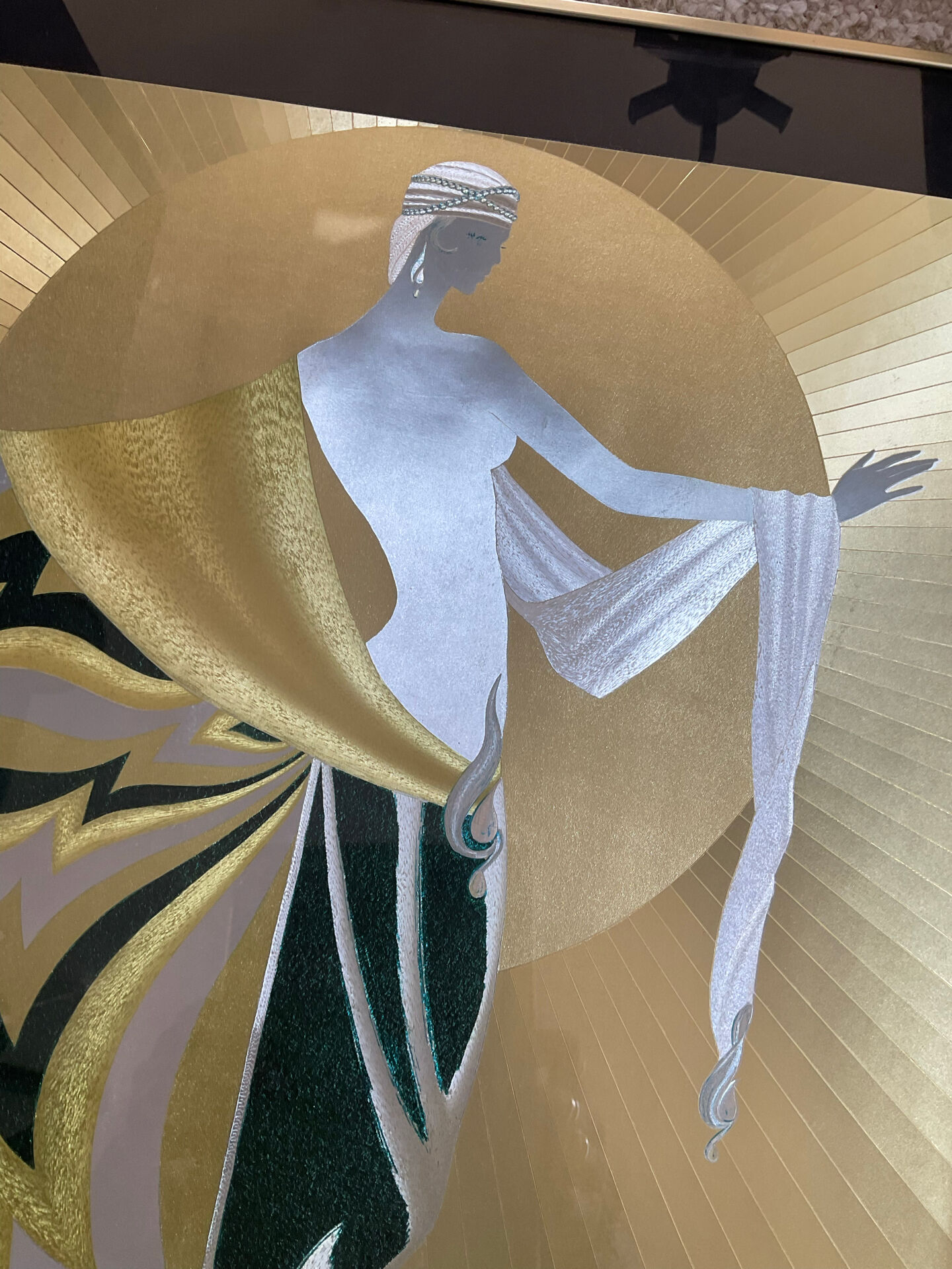 Vintage style Art Deco painting by Carlos Asumendi