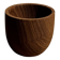 Mini cup, saucer or egg cup in teak H5 D5