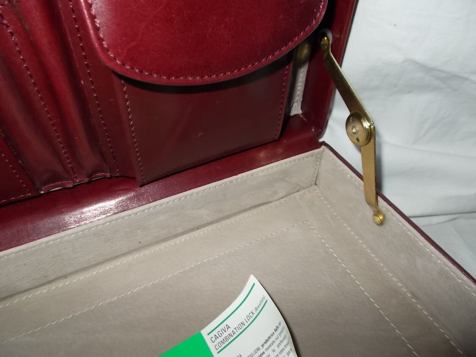 Leather briefcase-case