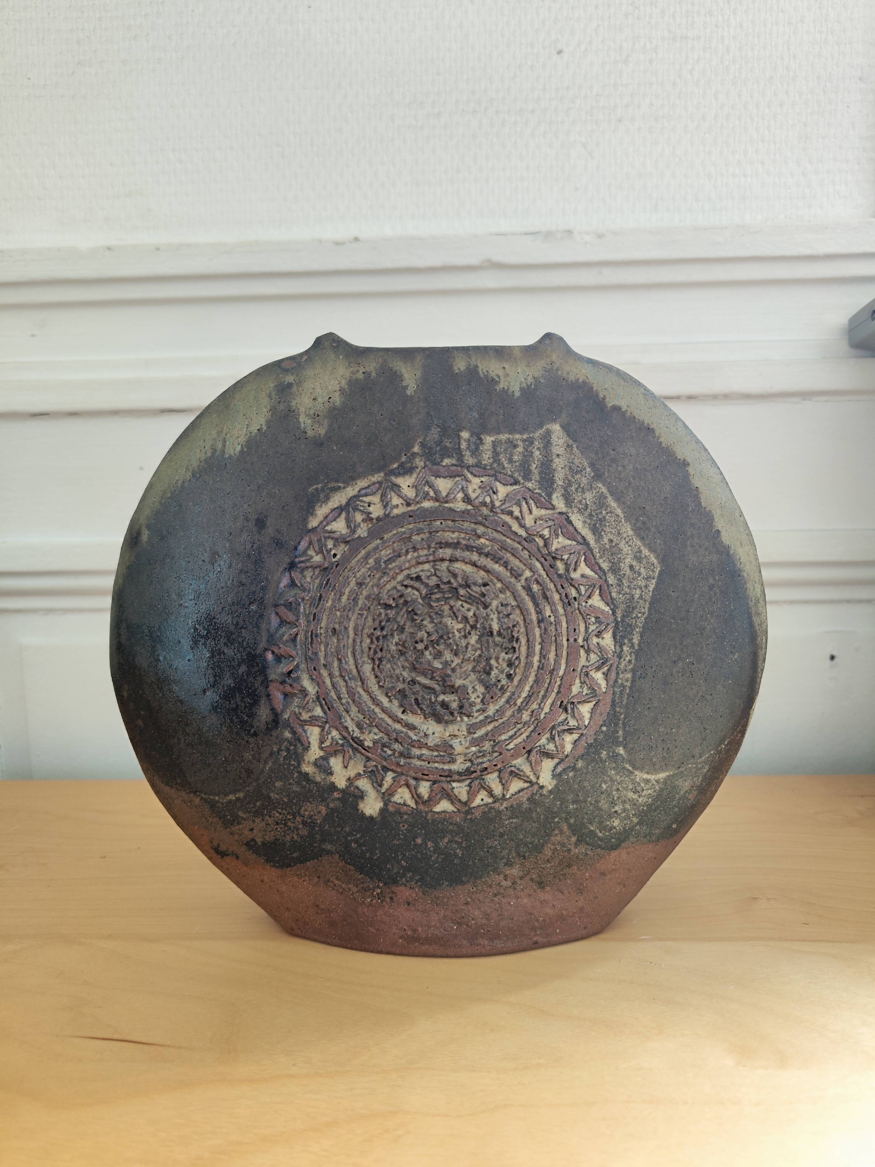 Joe & Pat Rowland Ceramic Vase 1970