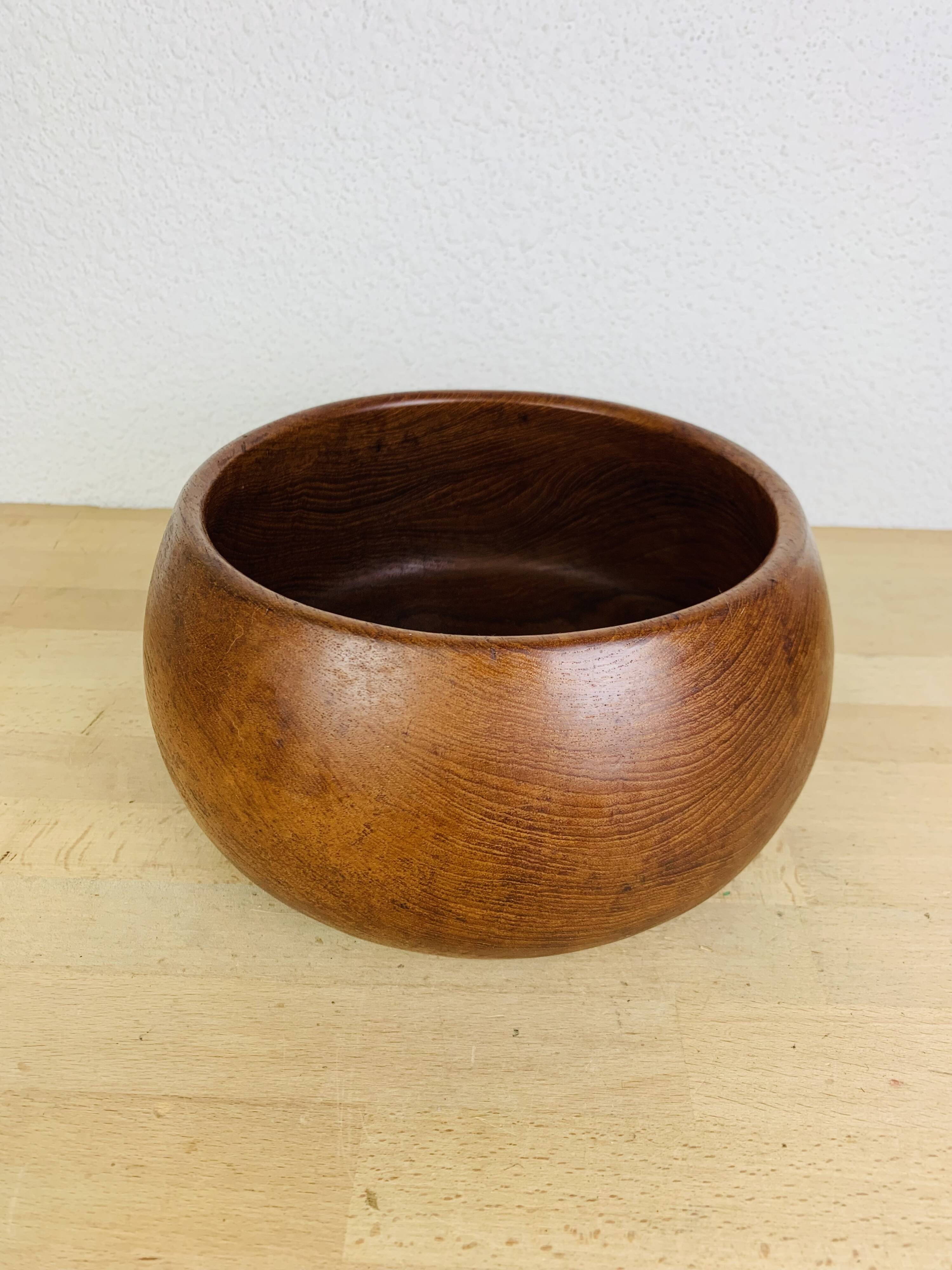 Danish teak fruit bowl, 1960s, Scandinavian
