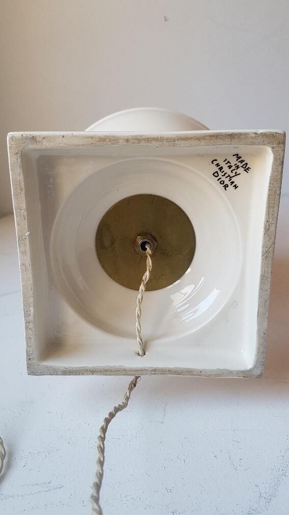Christian Dior ceramic lamp