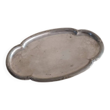 Small silver-plated metal dish