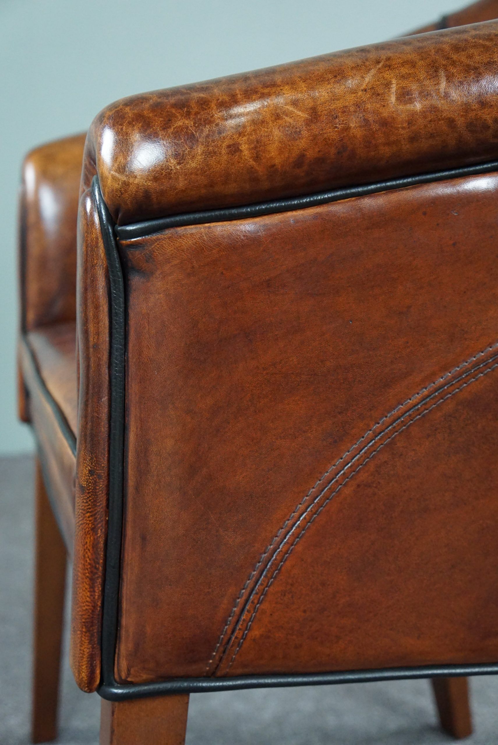 Sheepskin convertible armchair side chair