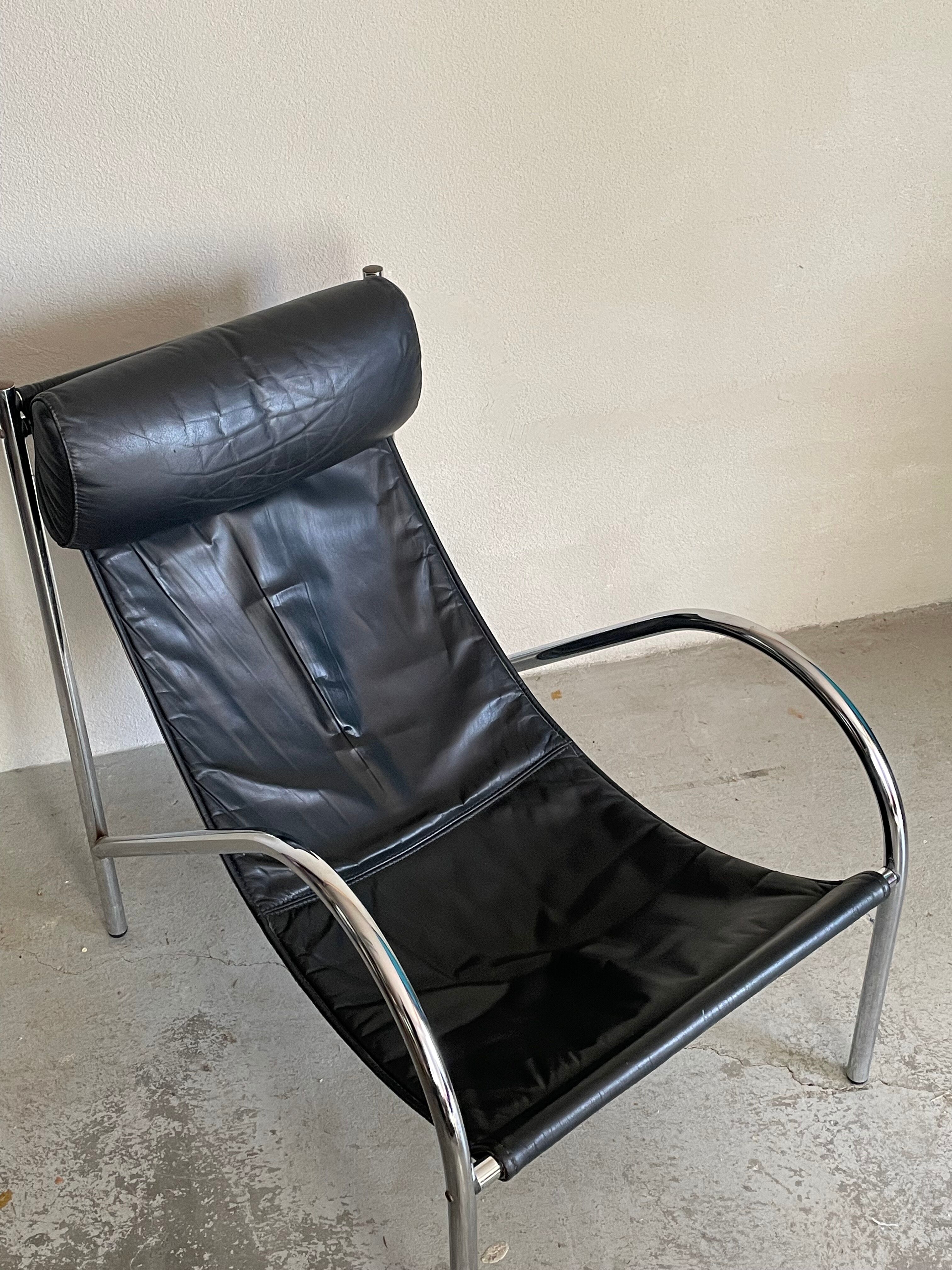 Leather armchair