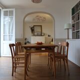 Scandinavian table compass feet