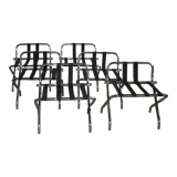 Set of 6 design luggage racks