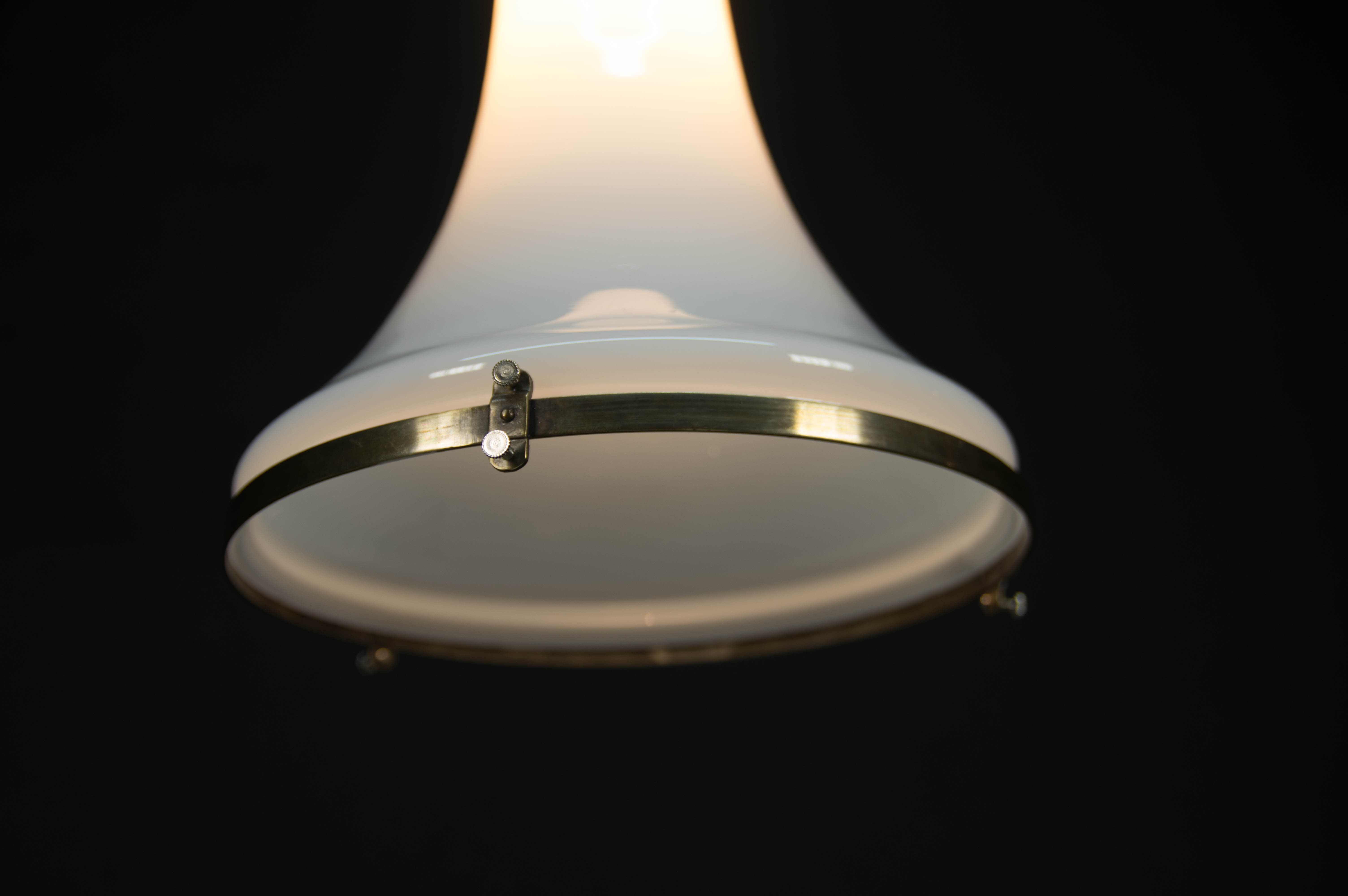 Pendant light with adjustable height by Peter Behrens, 1910s