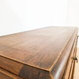 Buffet en bois massif Art Déco des années 1930