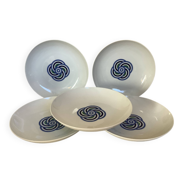 5 assiettes vintage Hutschenreuther Germany