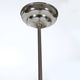 French Art Deco Pendant Lamp with Green Glass Shade, 1940