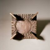 Brutalist Candle Holder / Chandelier in Bronze Circa 1950