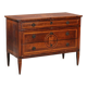 Antique neoclassical cherry wood commode, Italy, 18th century.