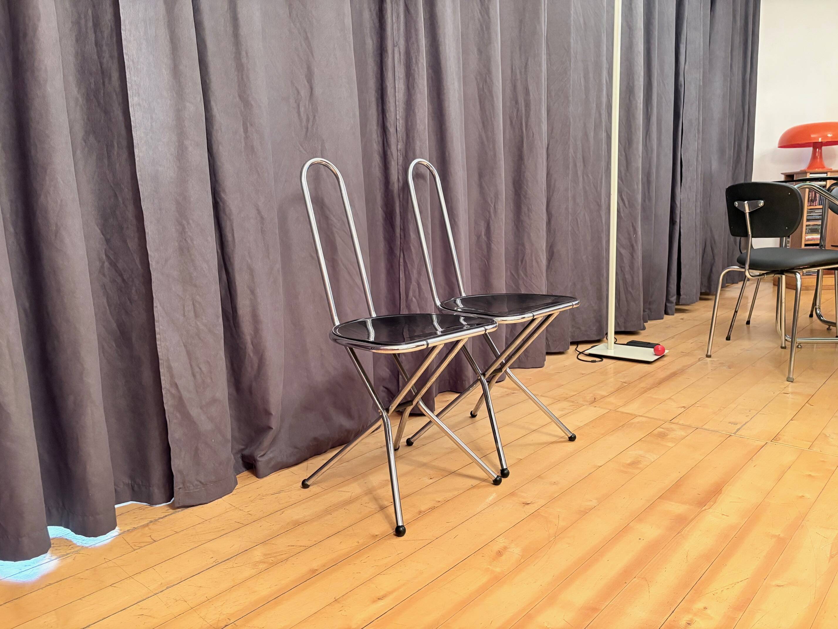 Pair of Niels Gammelgaard Chairs, IKEA, 1980s