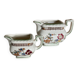 2 petits pots à crème et lait Villeroy et Boch service Nanking