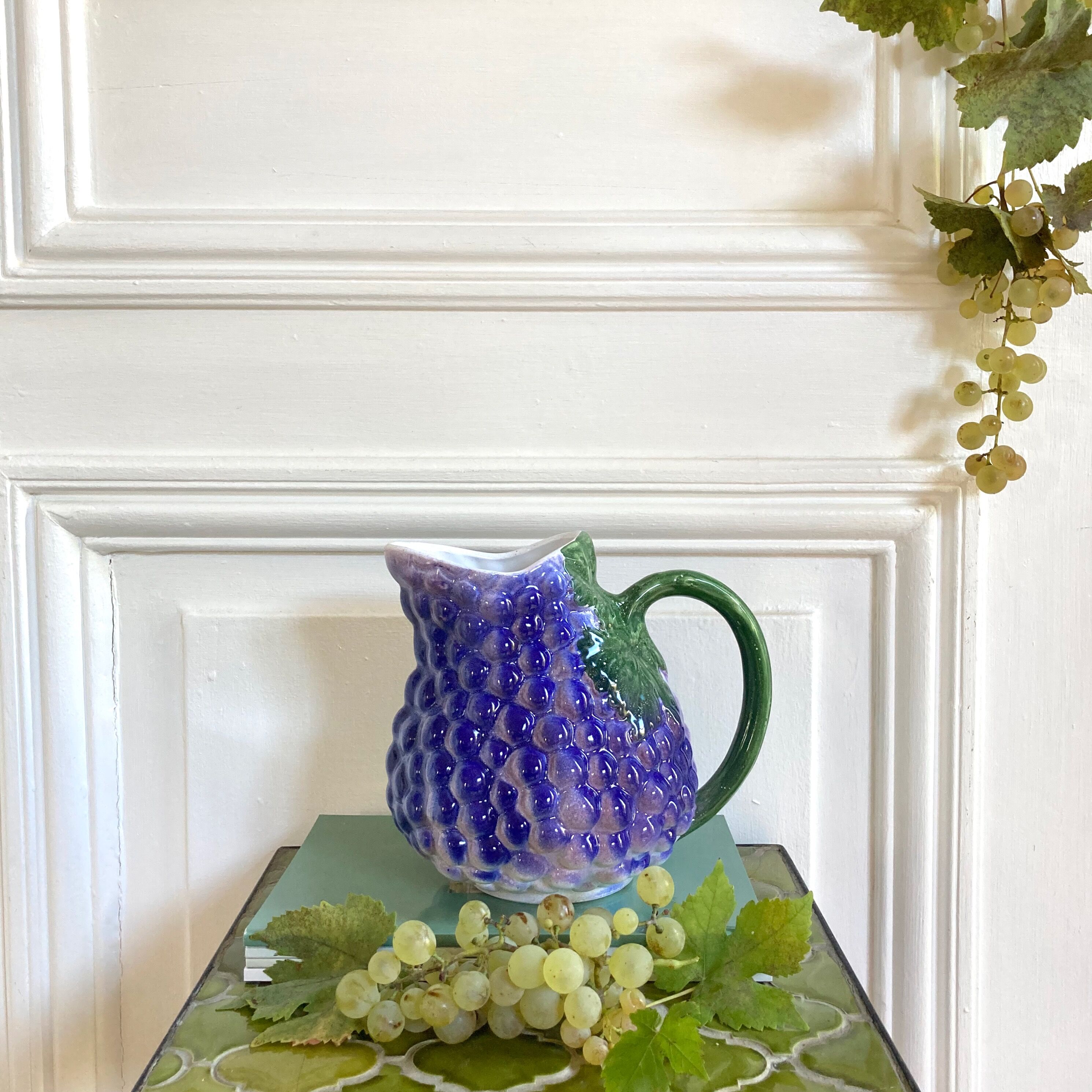 Pitcher grape slurry